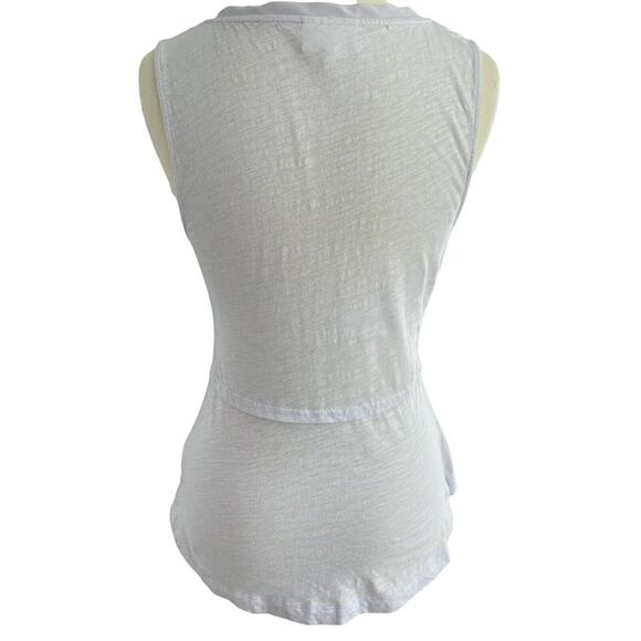 Small Anthropologie Deletta Swing Top Women Sleeveless Textured Tunic Baby Blue - Picture 4 of 4